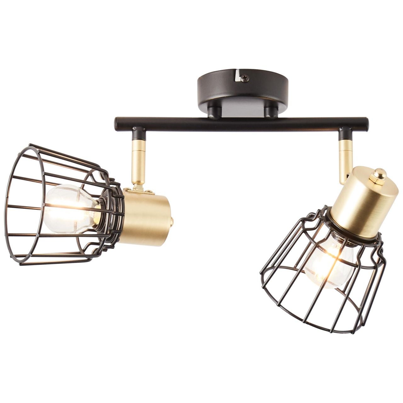 BRILLIANT Lampa sufitowa Prentiss 3-płomienna czarny matowy | 3x QT14, G9, 3W, odpowiednia do lamp z trzpieniem (brak w zestawie) - 4