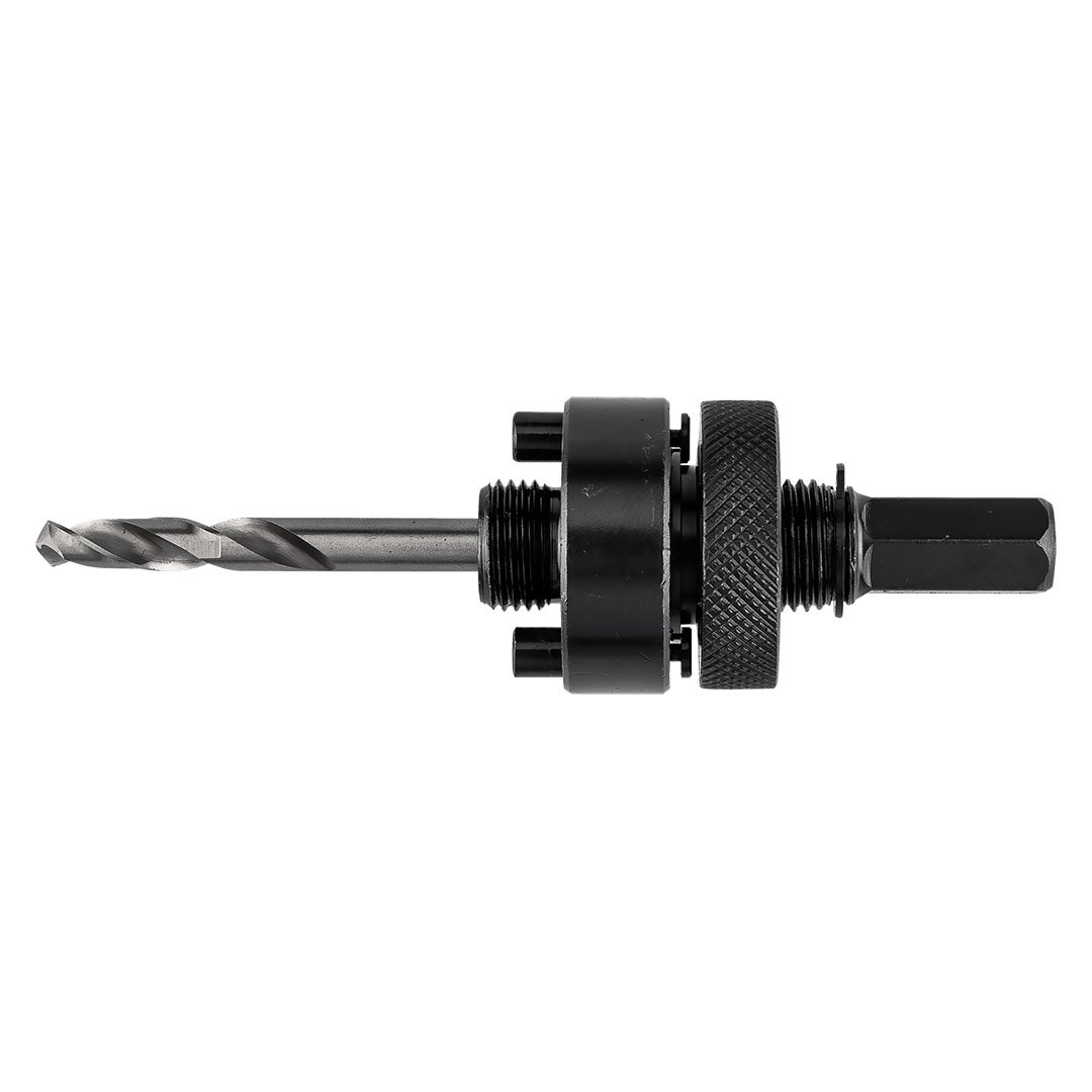 Adaptor cu burghiu de ghidaj pentru freze bi-metal, 32-152 mm, Hex 56T754