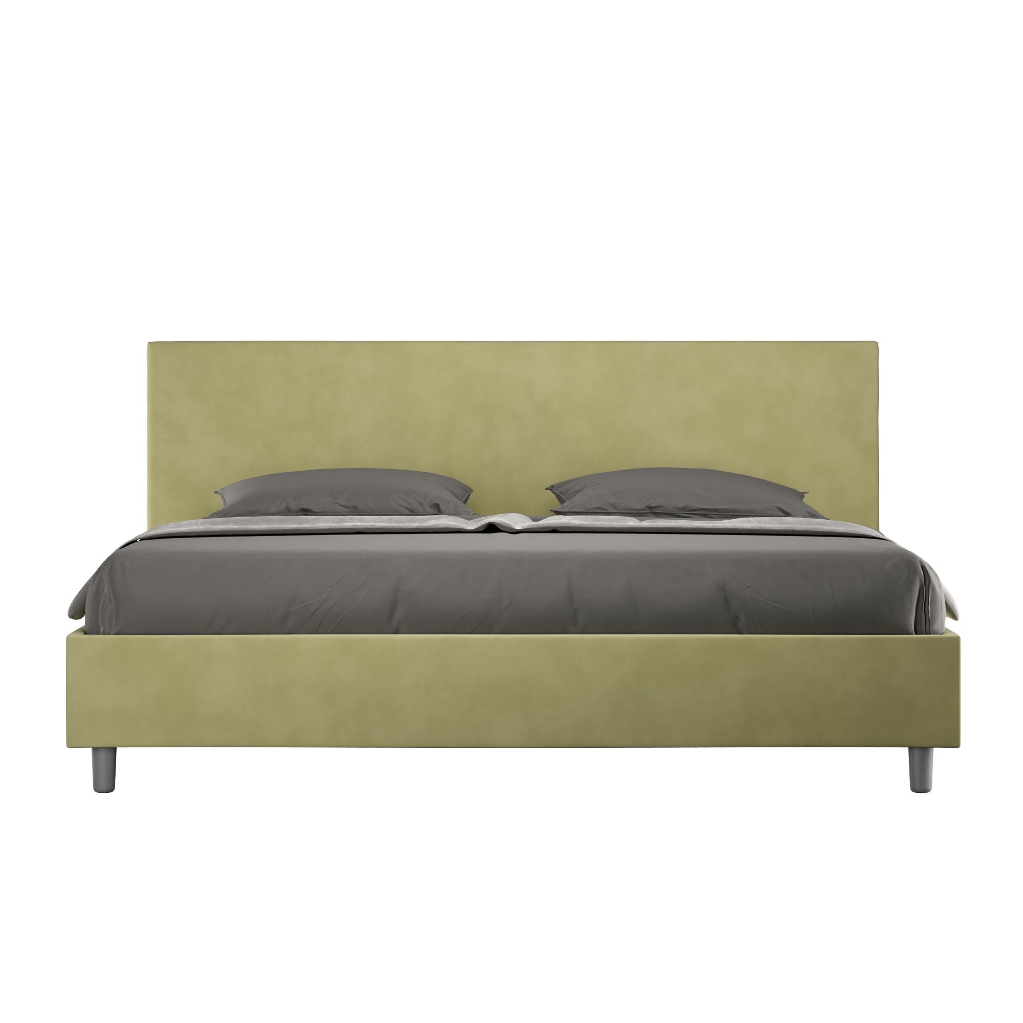 Letto Matrimoniale King Size in Microfibra 190x210 Con Rete Adele Tè ...