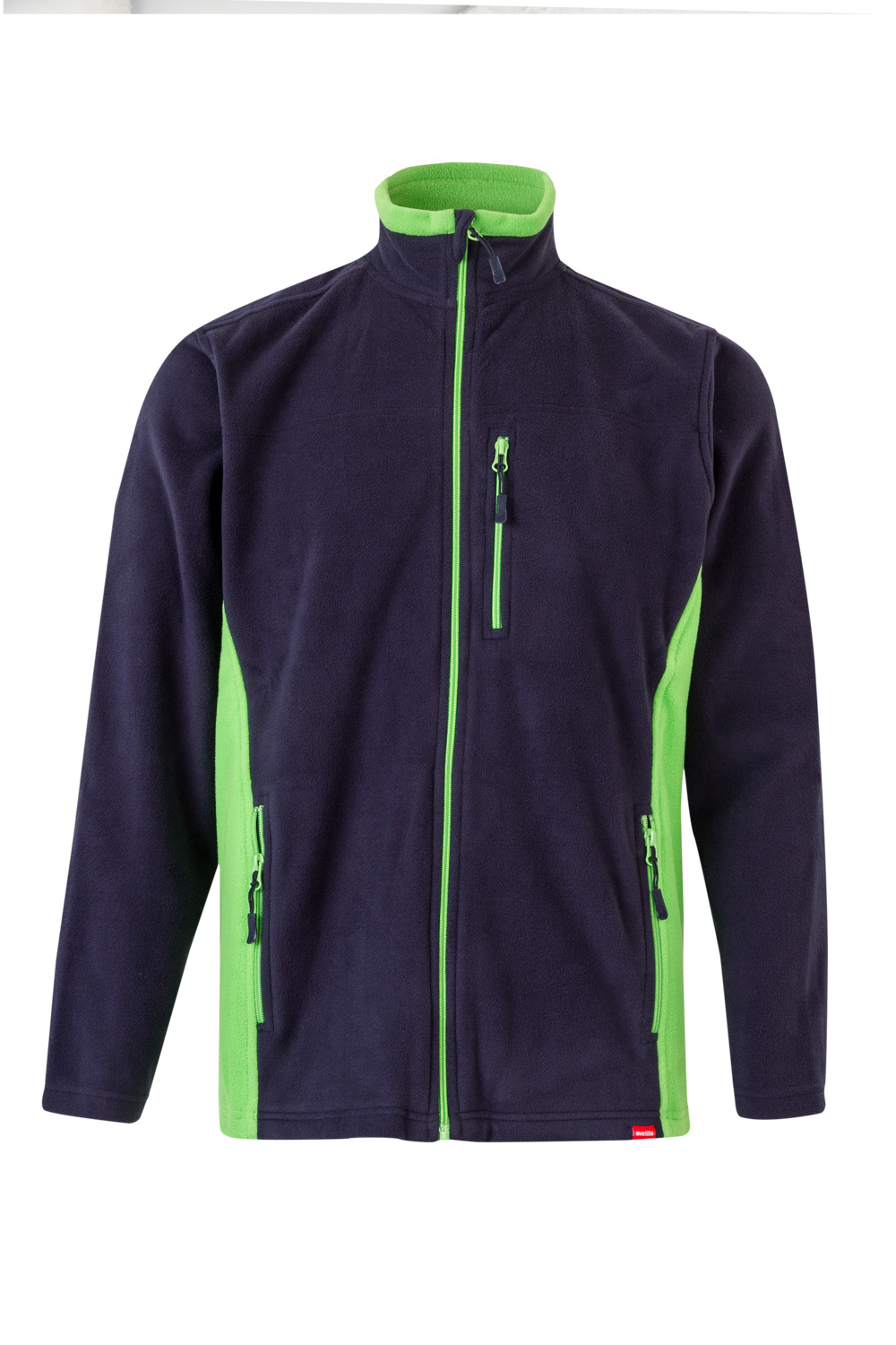 Veste polaire bicolore VELILLA Gris / Lime XL - 3