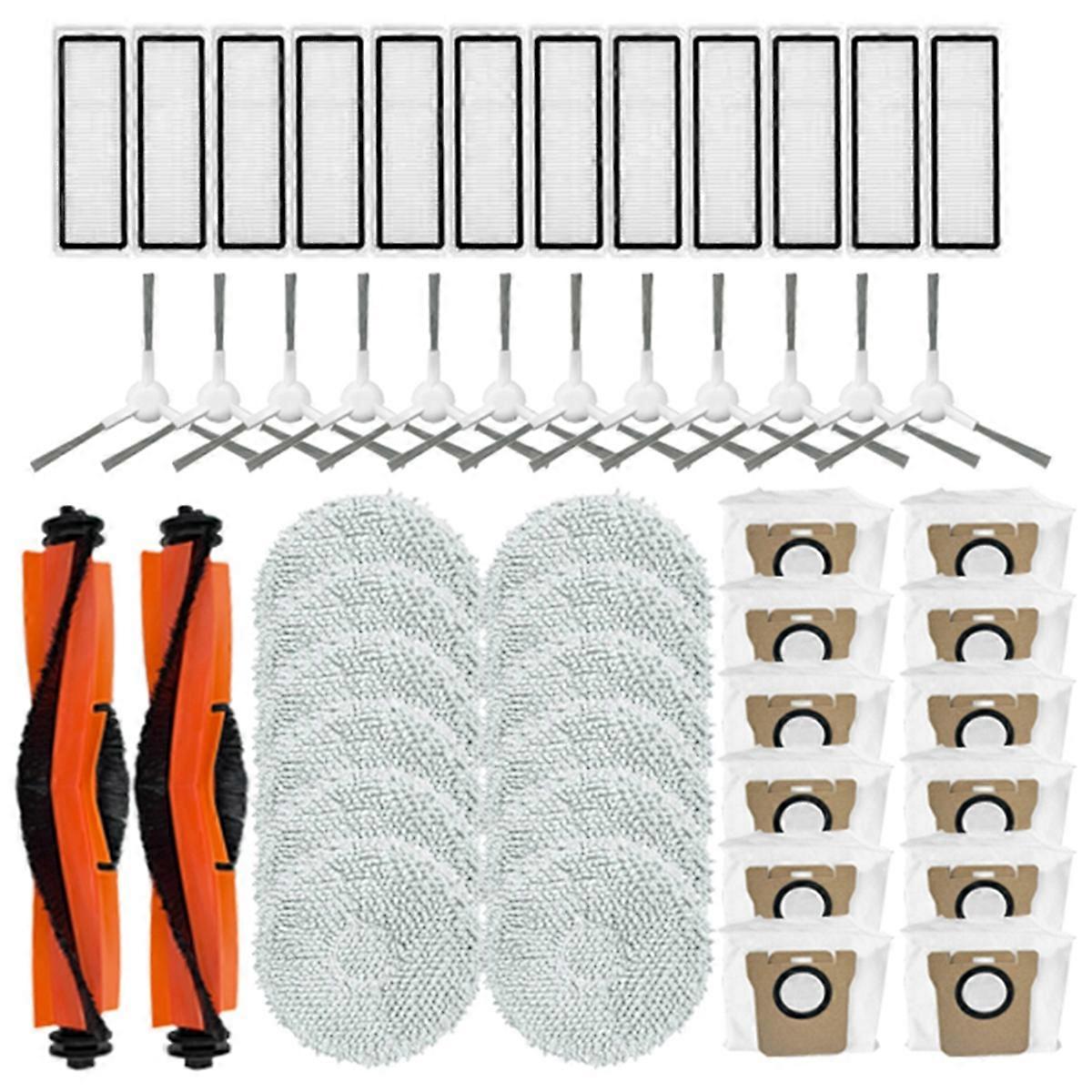 Kit D'entretien Pour Robot Aspirateur Xiaomi X20+/X20 Plus – Brosse, Filtres, Lingettes, Sac