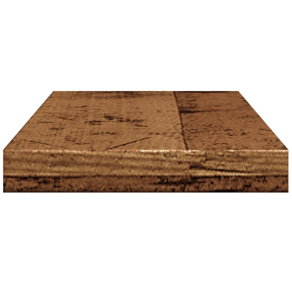 Étagères murales 4 pcs vieux bois 40x10x1,5cm bois d'ingénierie - 6