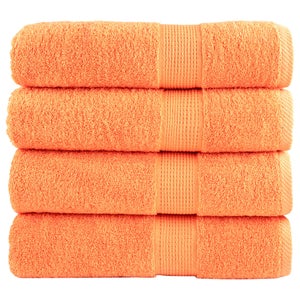 Serviettes De Douche Schöner Wohnen Sense - Lot De 2, 70x140 Cm, 100% Coton Avec Bordure Velours - Douces Et Absorbantes
