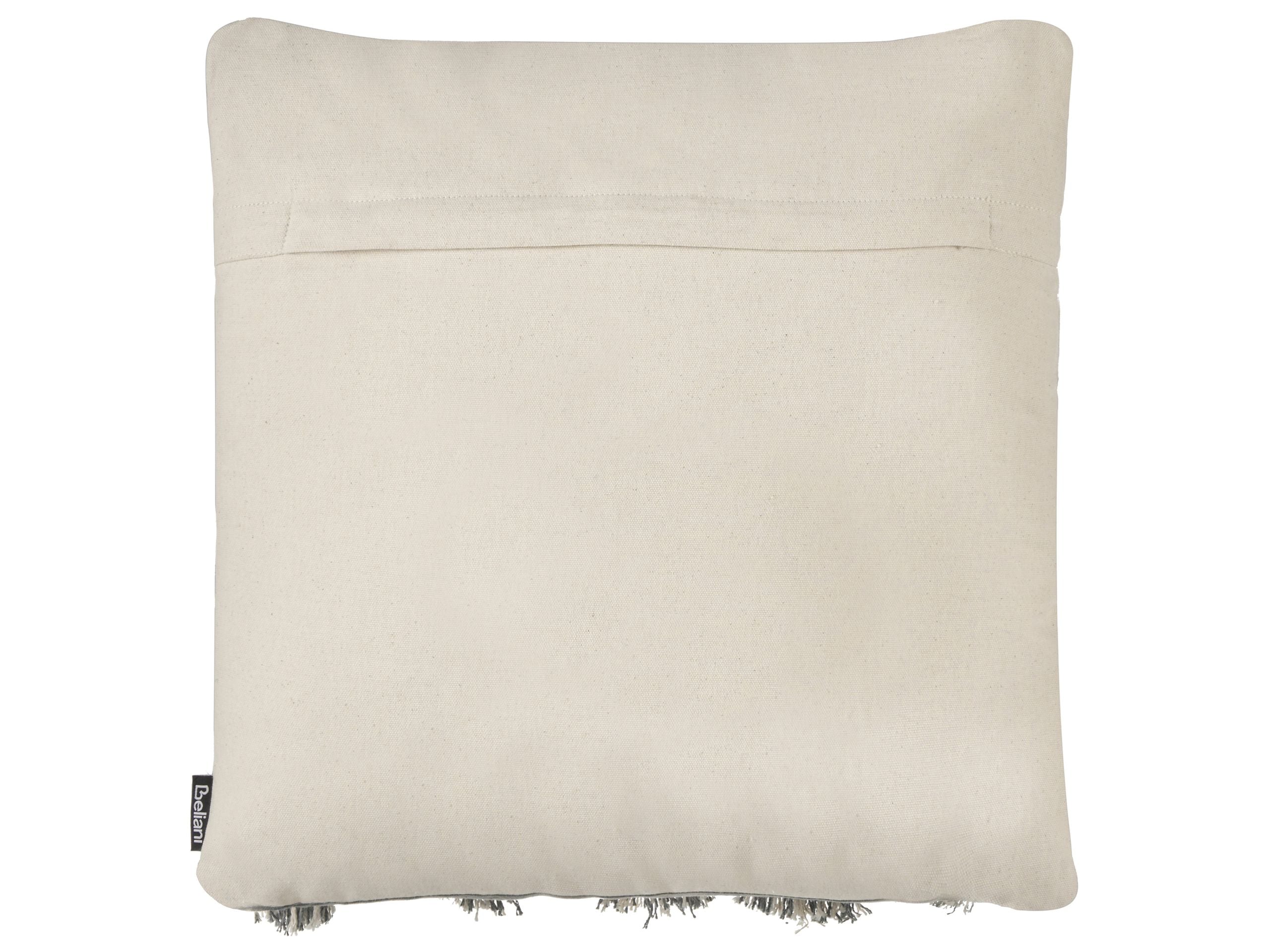 Lot de 2 coussins décoratifs ALOCASIA Coton 45 x 45 cm Beige Motif géométrique - 5