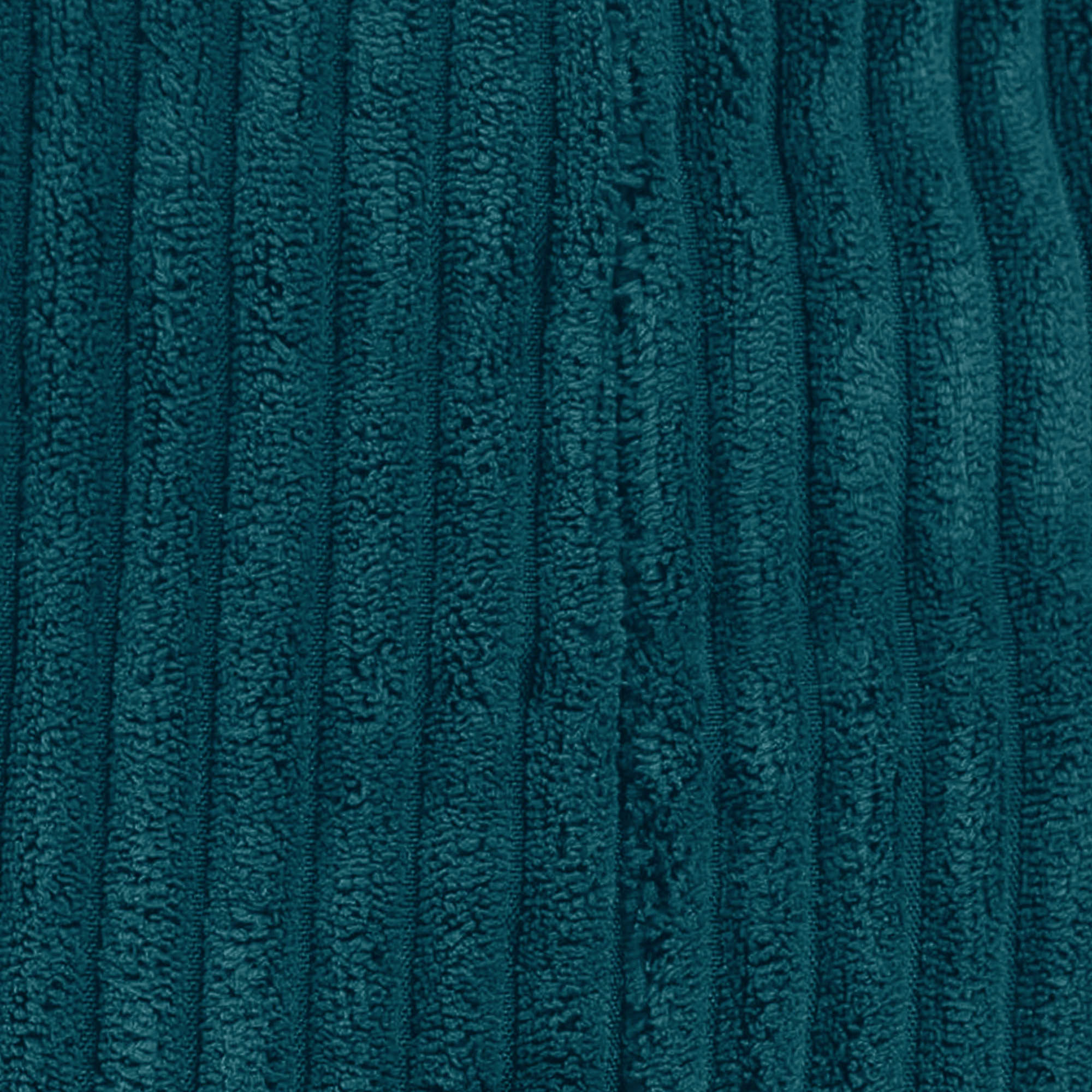 Pouf fauteuil Icon velours côtelé bleu canard, salon, chambre, 85x85cm, Made in Allemagne, Oeko-Tex® - 6