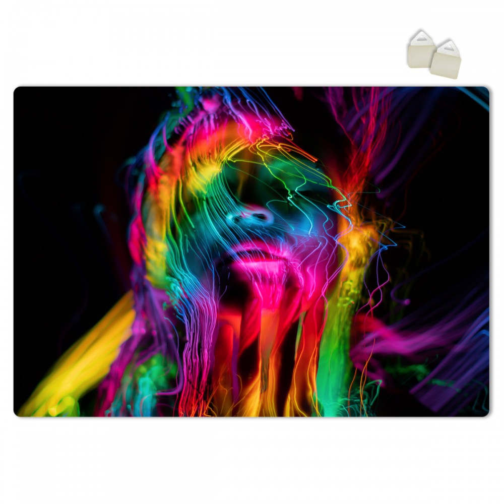 Luz - estructura poster de pvc forex expandido espesor 3 mm - tamaño 100x70 cm