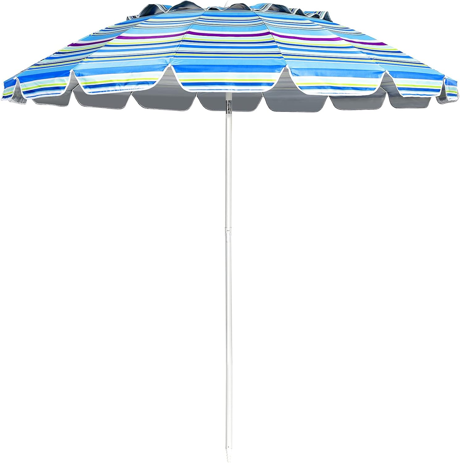 Parasol przeciwsłoneczny, 220 cm, Podstawa parasola nie jest dołączona, możliwość zginania w zakresie 30°, na balkon, do ogrodu i na taras