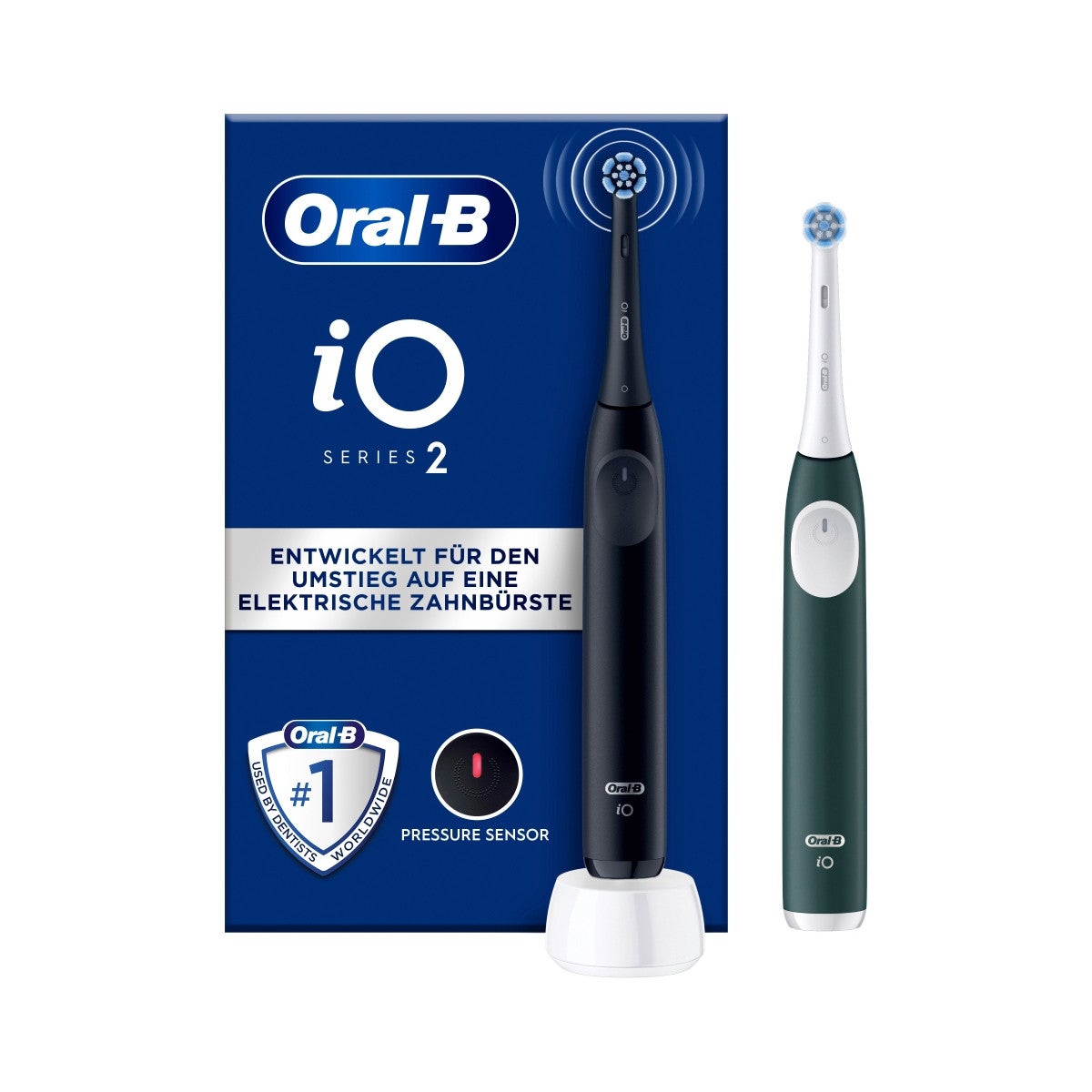 Cepillo dental Cabezal de o Cepillo Oral-B Oscilante ORAL B iO 2 Duo Negro/Verde | Negro/Verde
