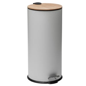 Cubo De Reciclaje De Acero Inoxidable Con 3 Compartimentos Y Pedal - Capacidad 18L Cada Uno, Diseño Ariane