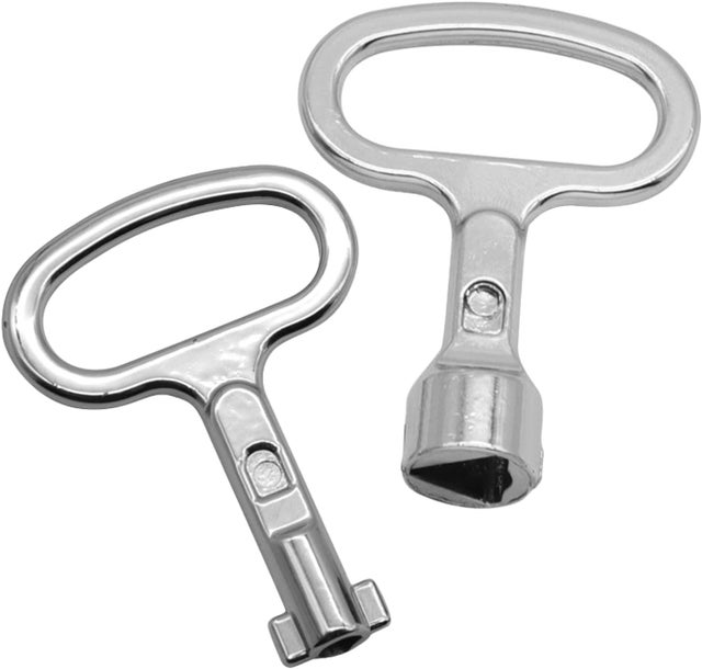 KS Tools Chiave Magnetica Per Quadri Elettrici – Universale, 2 Posizioni, Pressofusione Di Zinco, Adatta A Tutte Le Serrature Armadio
