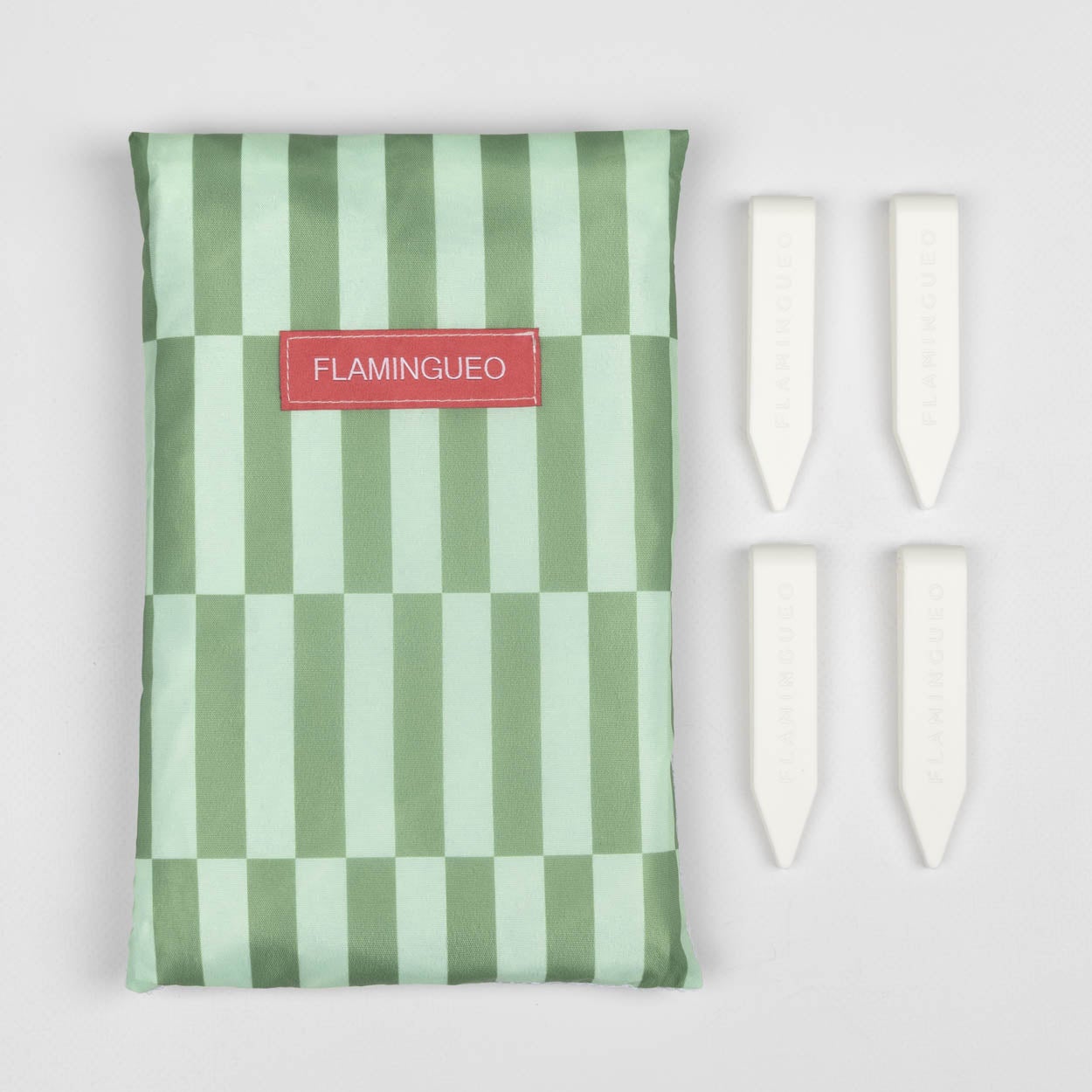 Flamingueo Serviette Plage Piscine Microfibre 180x90cm Vert - 9