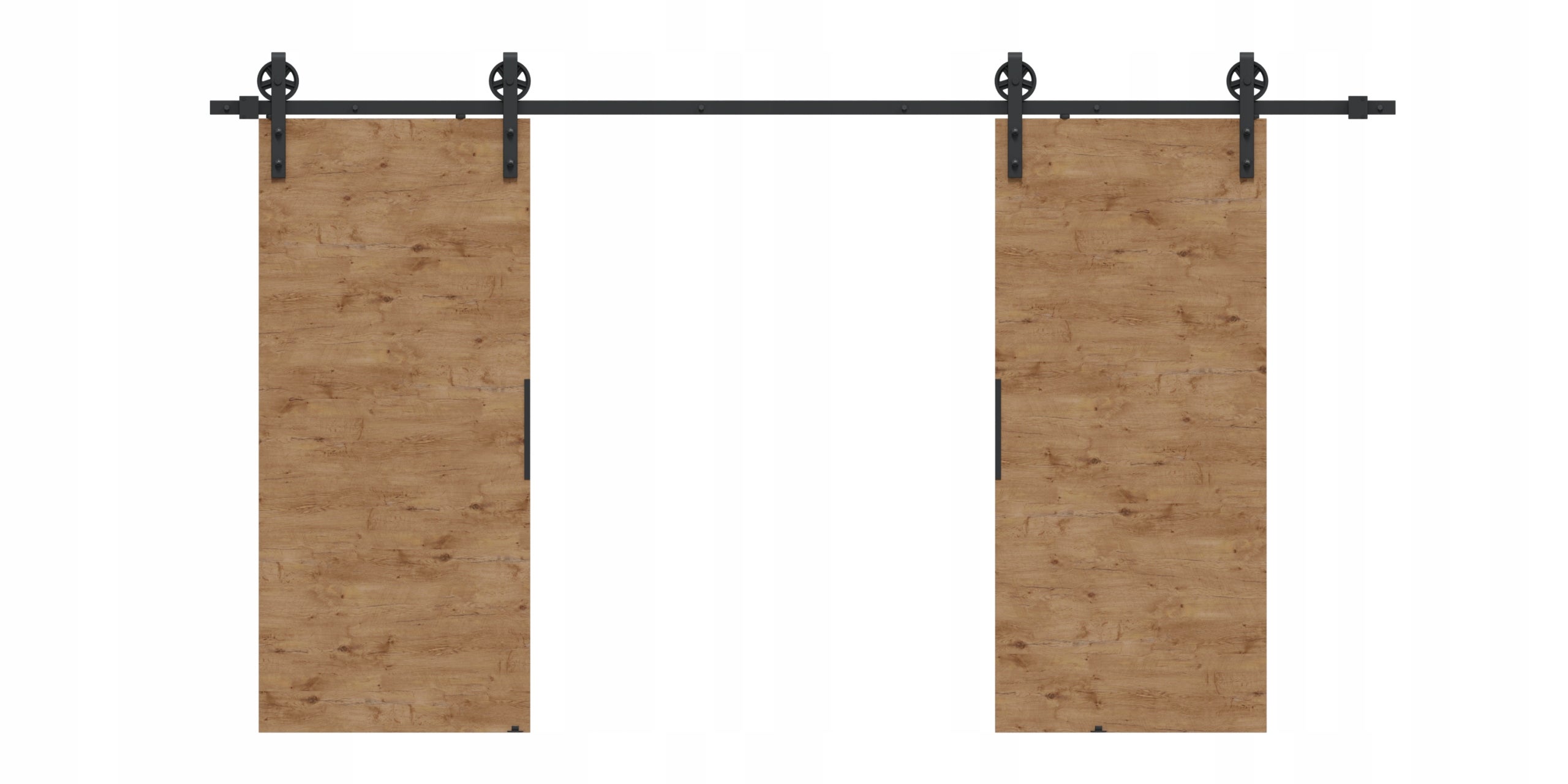 Drzwi przesuwne 120 naścienne ALFA LOFT 04 Dąb Lancelot 60+system przesuwny