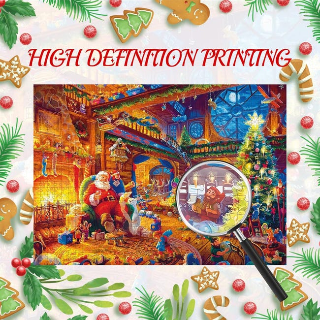 Calendario dell'Avvento di Natale Puzzle 1000 pezzi Calendario dell'Avvento di Natale Puzzle 1000 pezzi