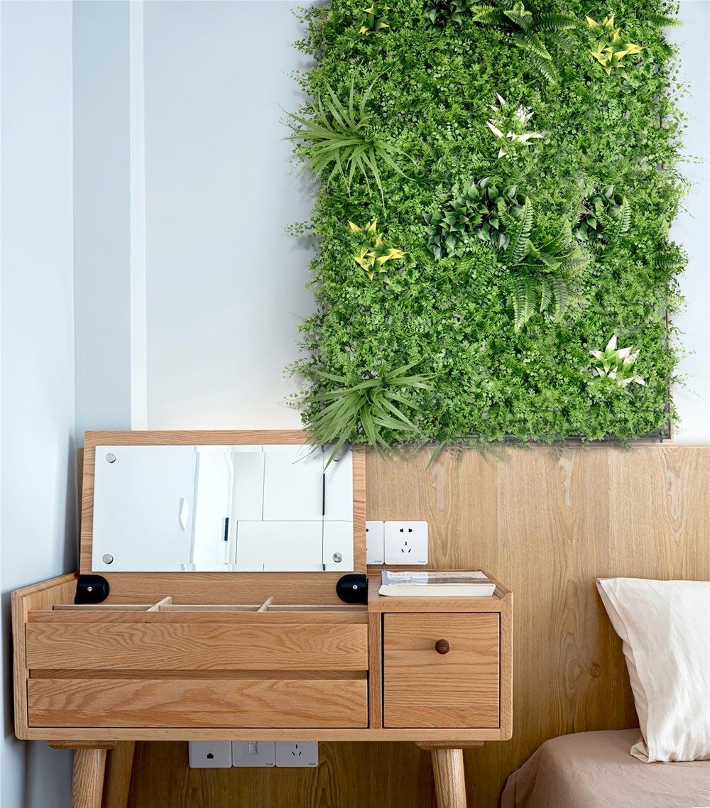 LOT de 5M² Mur Vegetal Artificiel Fougère Dense MGS décoration murale - 7