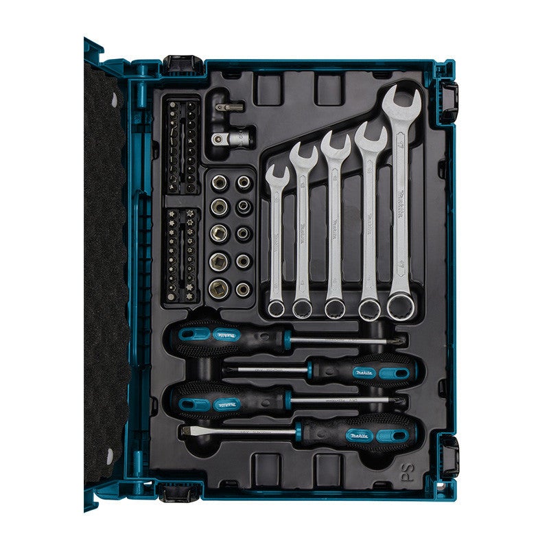 Coffret Makpac avec 87 outils à main - MAKITA E-11542 - 2