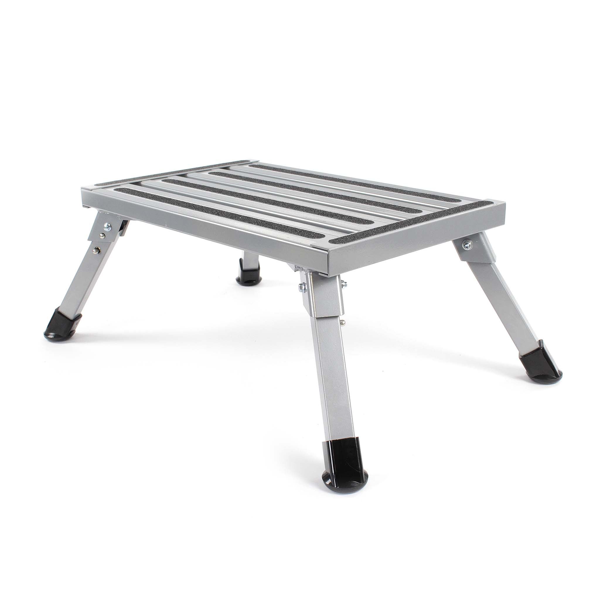 Marchepied Escamotable Pour Camping-car – Aluminium, Charge 200 Kg, LED 12V, Manuel – Facile à Installer