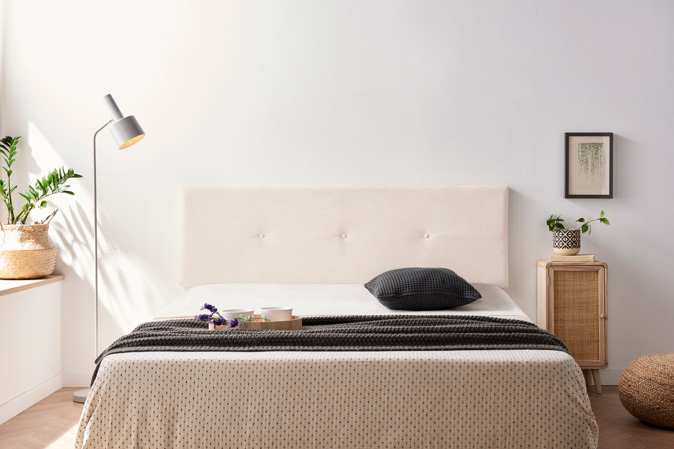 Testiera Imbottita NAPOLI Acualine 90x50x5 cm - Moonia - 3