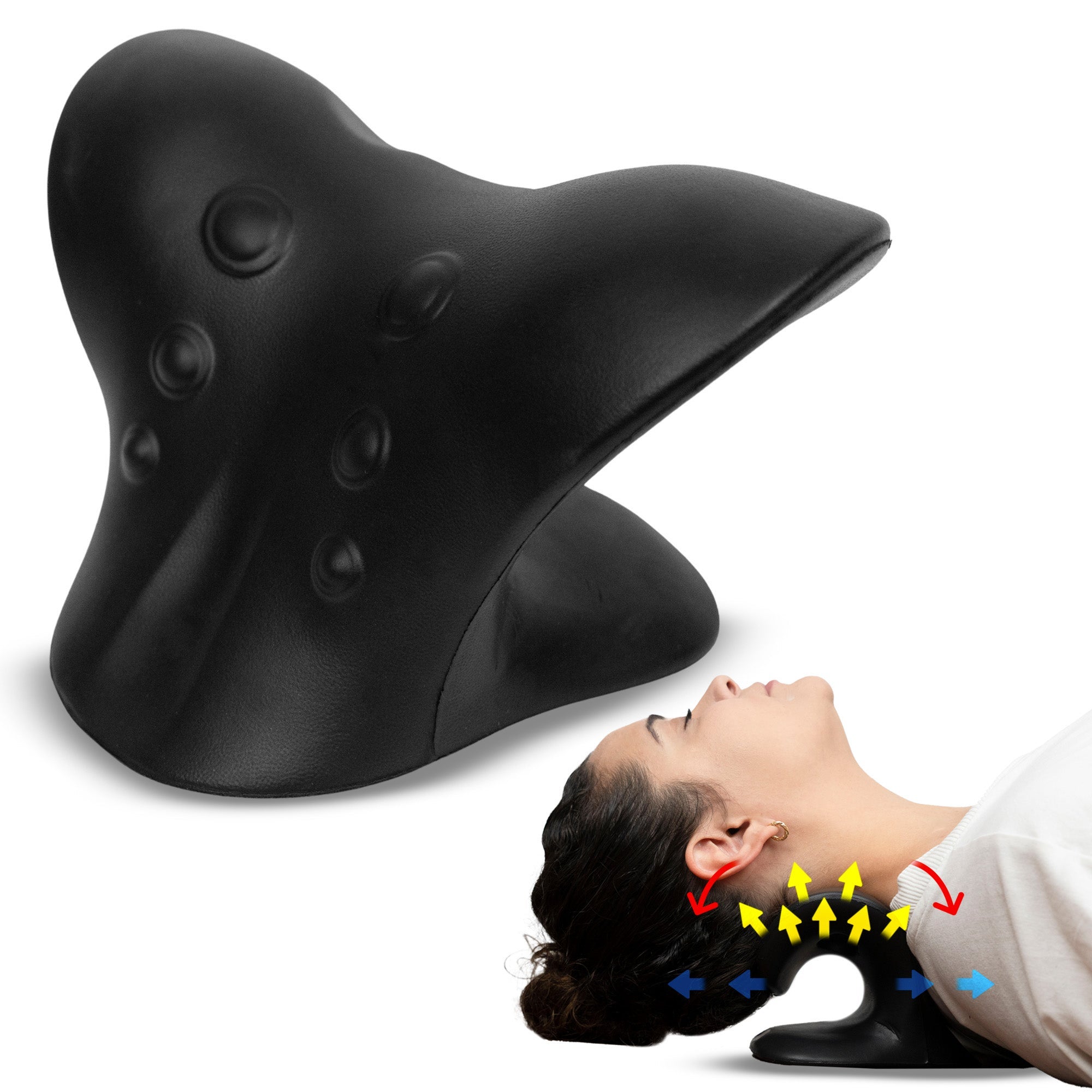Almohada Quiropráctica Tracción Cervical Cojín Corrector de