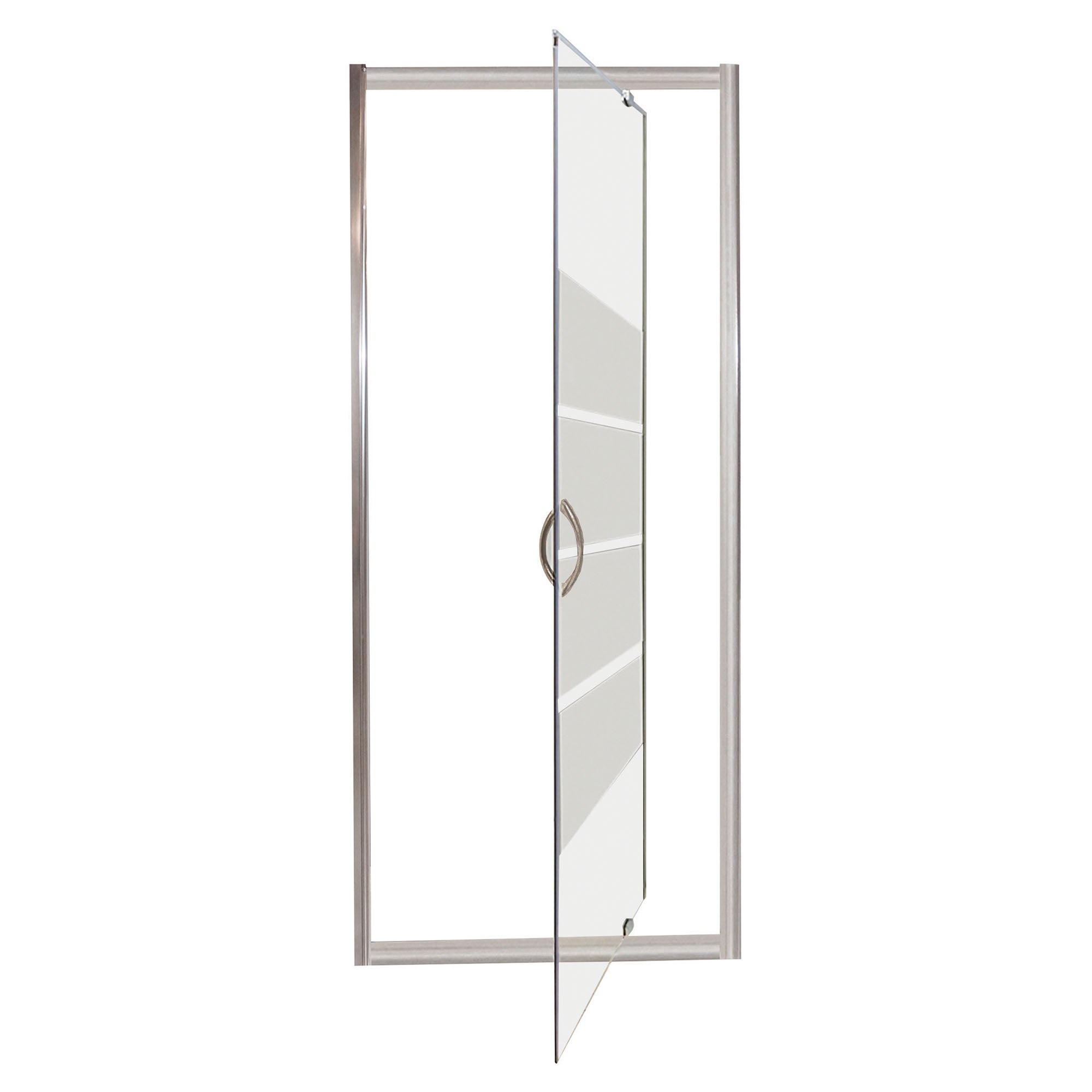 ONDEE ZEN - Porte de douche SHIVA - Pivotante - Finition Chromé - 90x190cm - 2