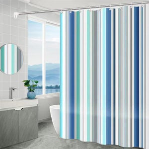 Rideaux De Douche Rideau De Douche Imperméable Sanilo - 180 X 200 Cm, 100% Polyester, Anti