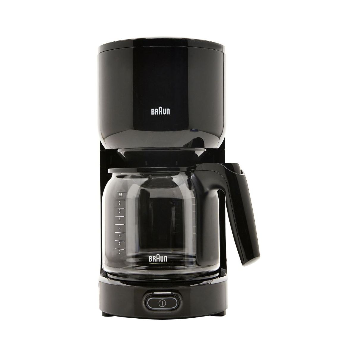 Cafetera de filtro manual braun kf 3120 bk, 10 tazas, color negro
