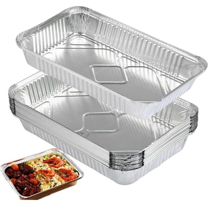25 de tăvi din aluminiu, accesorii pentru grătar, pentru gătit, copt, patiserie