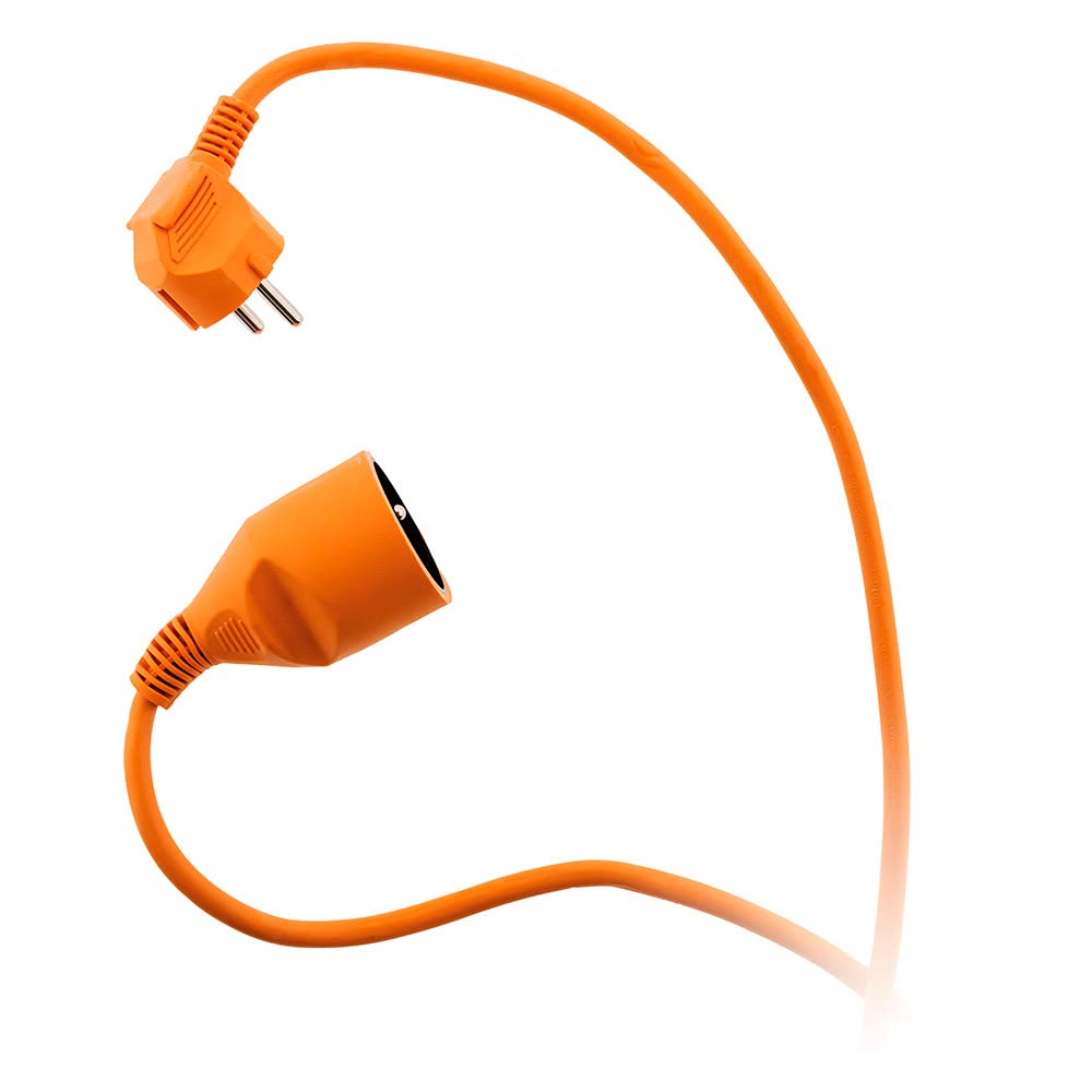 Multiprise ZENITECH jardin 16A 50m H05VV-F 3G1.5 orange - 3