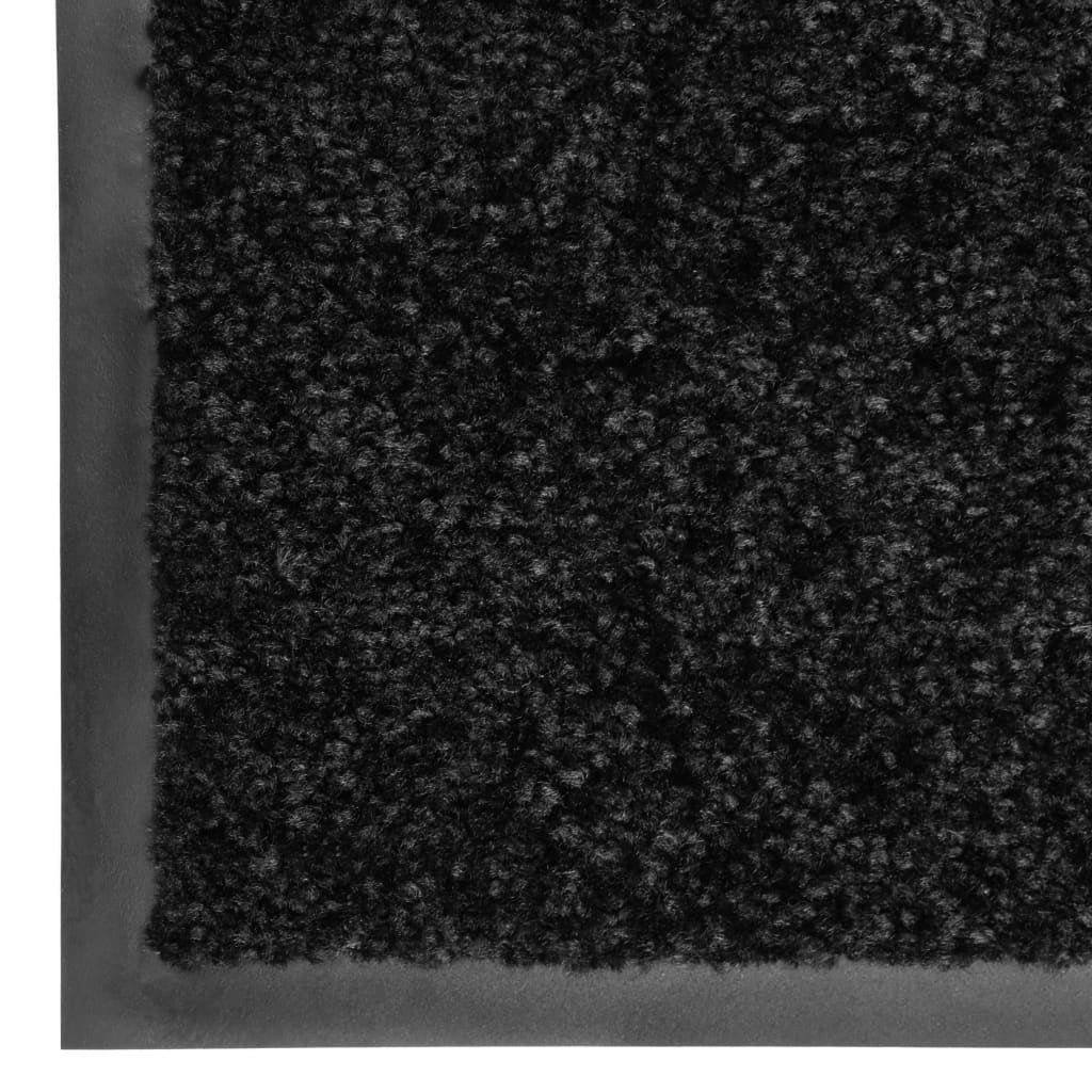 Paillasson lavable Noir 60x90 cm - 3