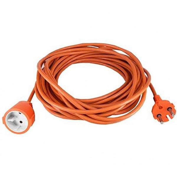 Rallonge lectrique GENERIQUE H05VVF 2x1 5 25 M Orange rallonge-lectrique-generique-h05vvf-2x1-5-25-m-orange