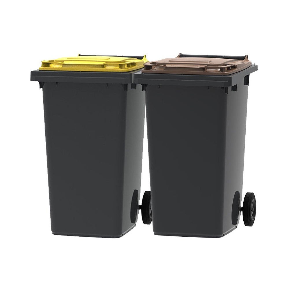 Lot De 5 Boîtes D'archives Marron – Avec Couvercle Avant, Empilables, Pour Classeurs Ou Rangement
