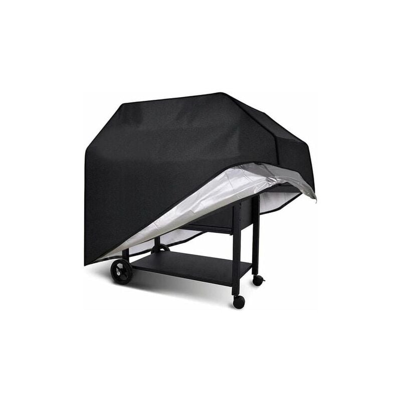 Pokrowiec na Grill, Prostokątny Grill Kempingowy L-170 × 61 × 117CM, Wytrzymała Osłona BBQ z Oxfordu 210D, Wodoodporny Pokrowiec na Grill