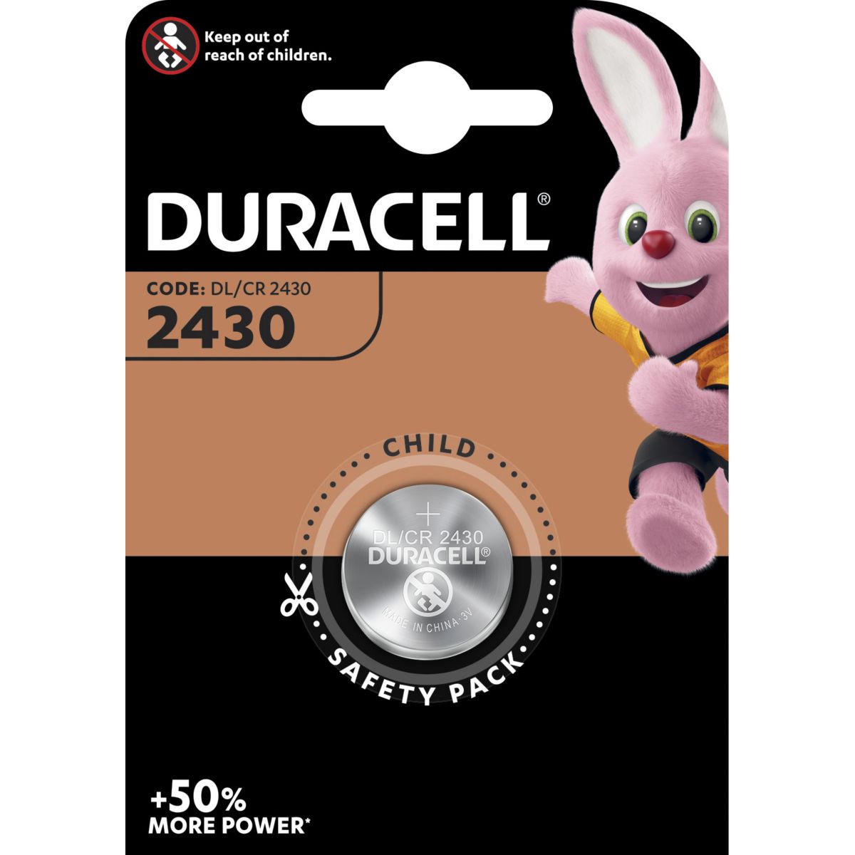 Pack De 5 Pilas De Botón CR2430 De Litio 3V 270mAh - Para Cámaras, Relojes Y Mandos A Distancia