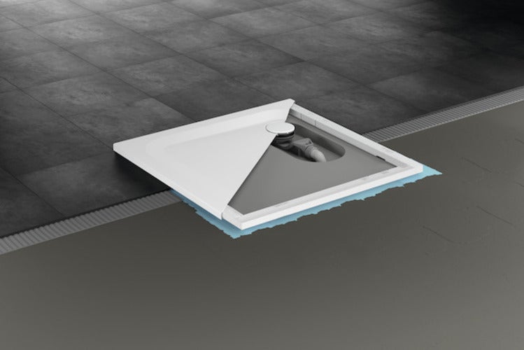 BetteUltra receveur de douche rectangulaire avec support de baignoire minimum, 1700x900x35mm, 5998-440T1, Farbe: Neige (blanc mat) - 5