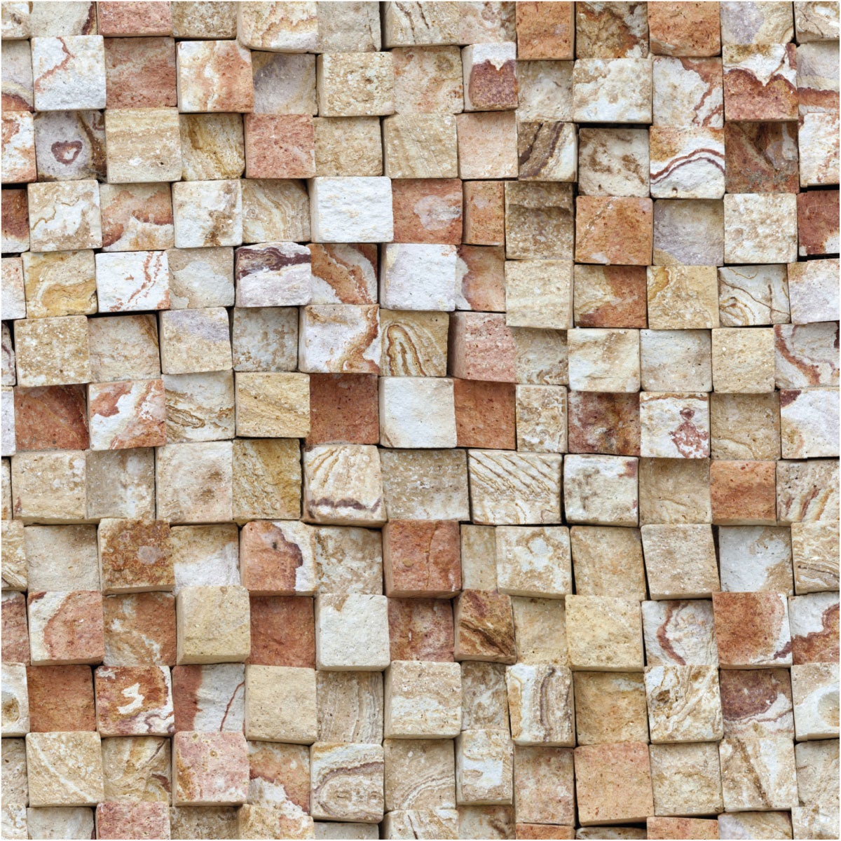 Adesivi rivestimento in pietra design - Sticker adesivo - adesivi murali - 50x50cm - 5