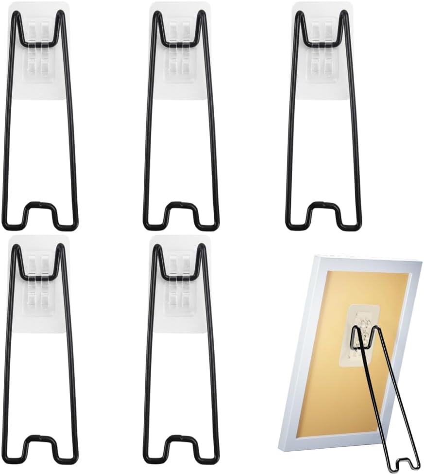 Support Cadre Photo Chevalet Lot De 5 Supports Pour Cadres Photo, Porte De Photo, Présentoir De Fer, Supports De Panneau De Chevalet Auto-adhésifs, D' affichage Photo Réglable | Leroy Merlin Chevalet Peintre Support Cadre Photo Chevalet Lot De 5 Supports Pour Cadres Photo, Porte De Photo, Présentoir De Fer, Supports De Panneau De Chevalet Auto-adhésifs, D' affichage Photo Réglable | Leroy Merlin Chevalet Peintre