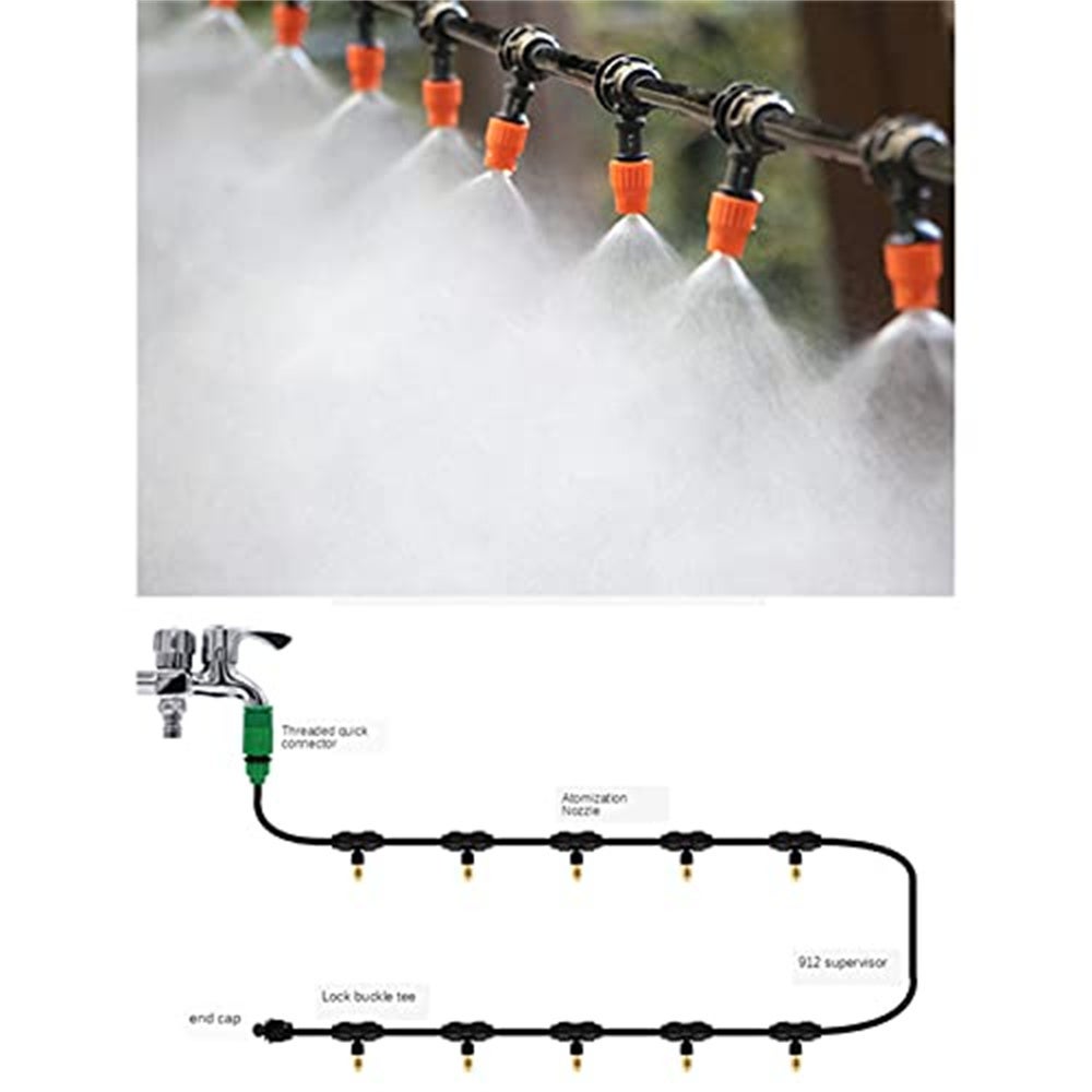 KAKET 20M Kit D'arrosage D'irrigation Automatique de Jardin Système D'irrigation Goutte à Goutte Contrôleur D'irrigation D'arrosage de Jardin - 4