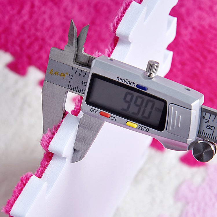 Tapis en mousse souple à poils longs, 12 pièces, tapis de protection antidérapant, carrelage de sol, tapis de jeu d'exercice, décoration de chambre - 9