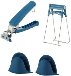 Pinces Anti-brûlure Pour Bols Chauds - Lot De 2 - En Silicone Résistant - Ergonomiques Et Antidérapantes