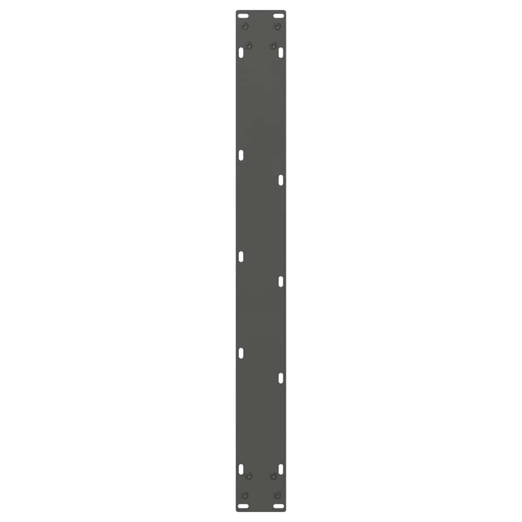Maison Exclusive - Pieds de table à manger en forme de V, 2 pièces, anthracite, 90 x (72-73,3) cm, acier - 7