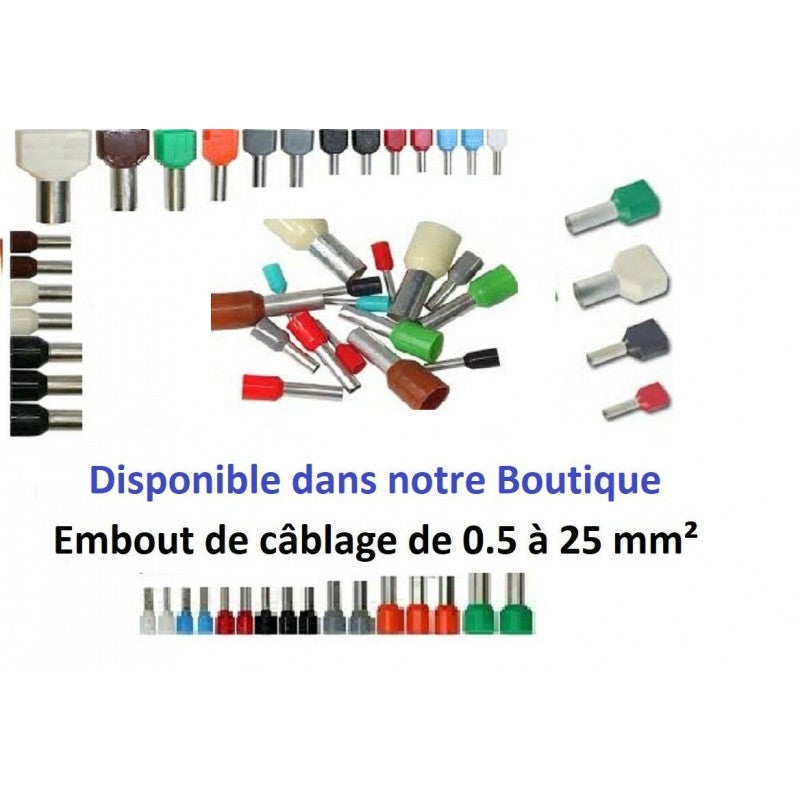 Barrette coupure terre - porcelaine - SIB - 4