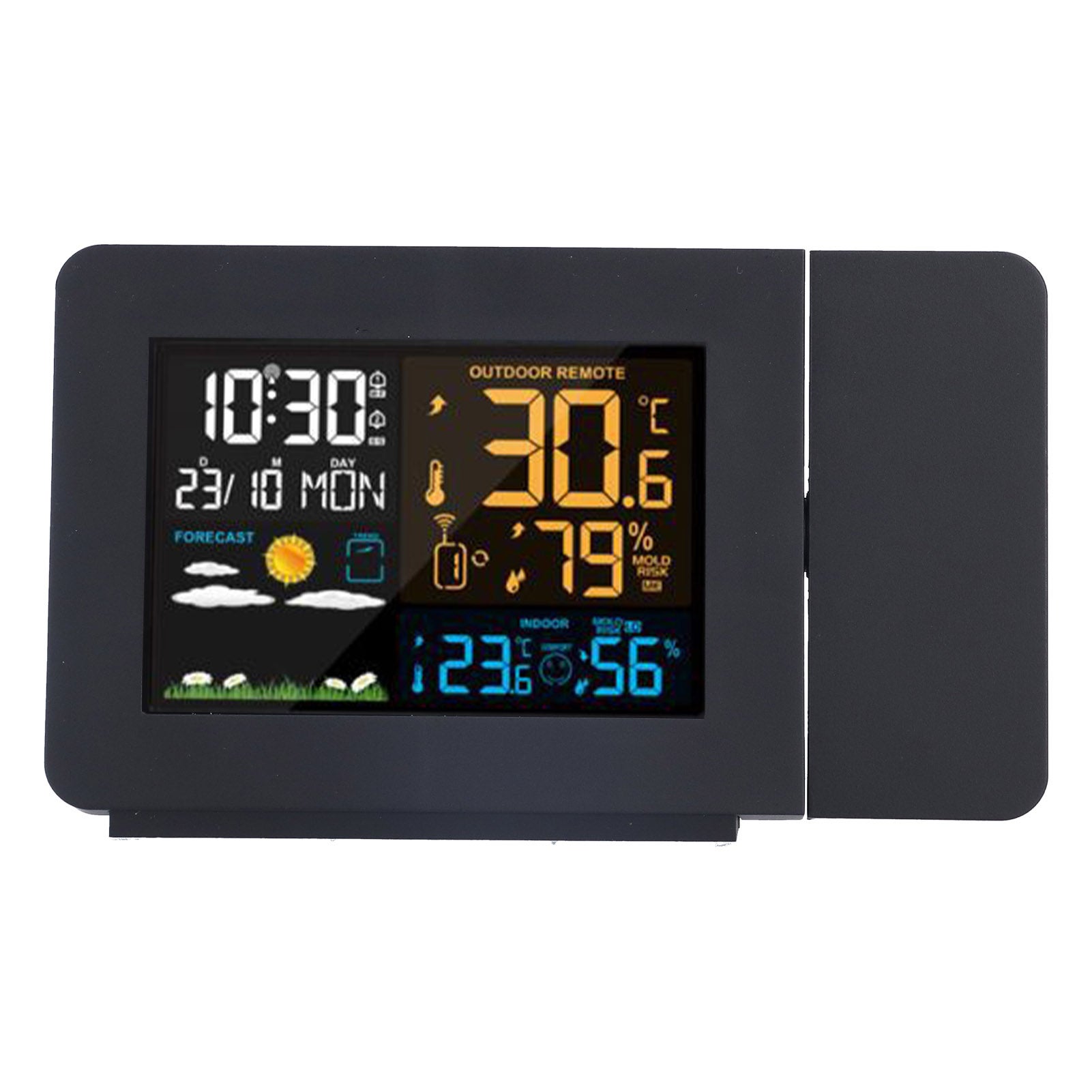 Altimètre Barométrique Multifonction – GPS + Beidou, Boussole, Hygromètre, Thermomètre – étanche IPX4 – Jaune/noir