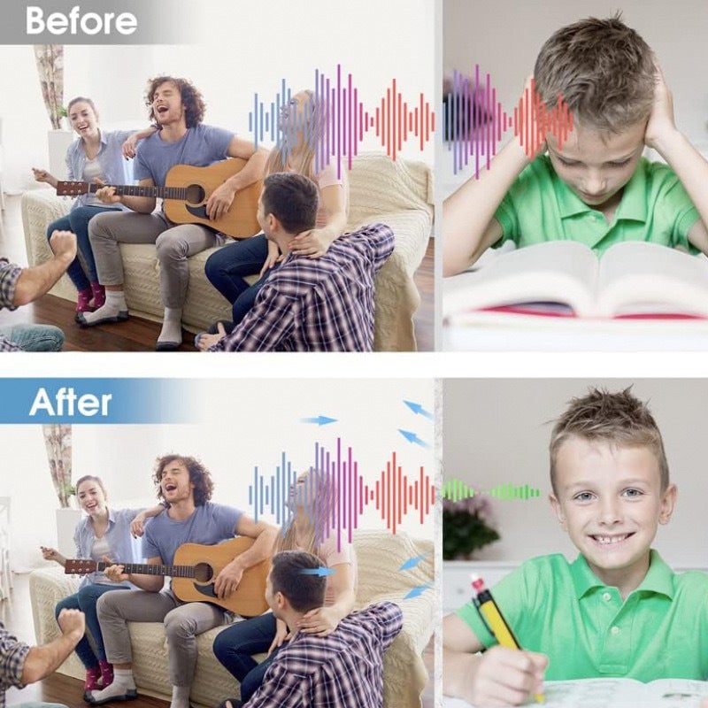 Paneles Acústicos Autoadhesivos, Paquete de 24, Acolchado Insonorizado de Poliéster de 30x30cm, Paneles de Pared Insonorizados de Alta Densidad - 3