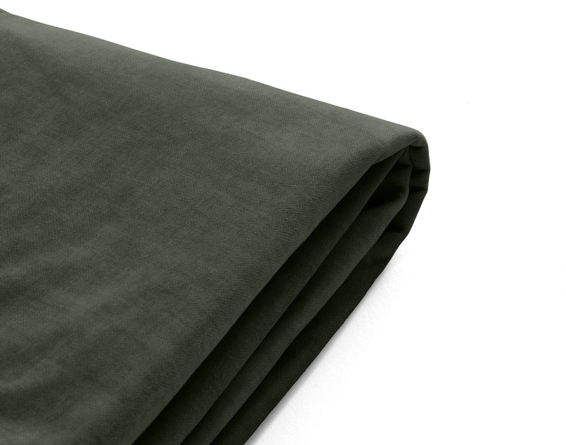 Housse en velours pour canapé déhoussable Jake d'angle droit 5 places