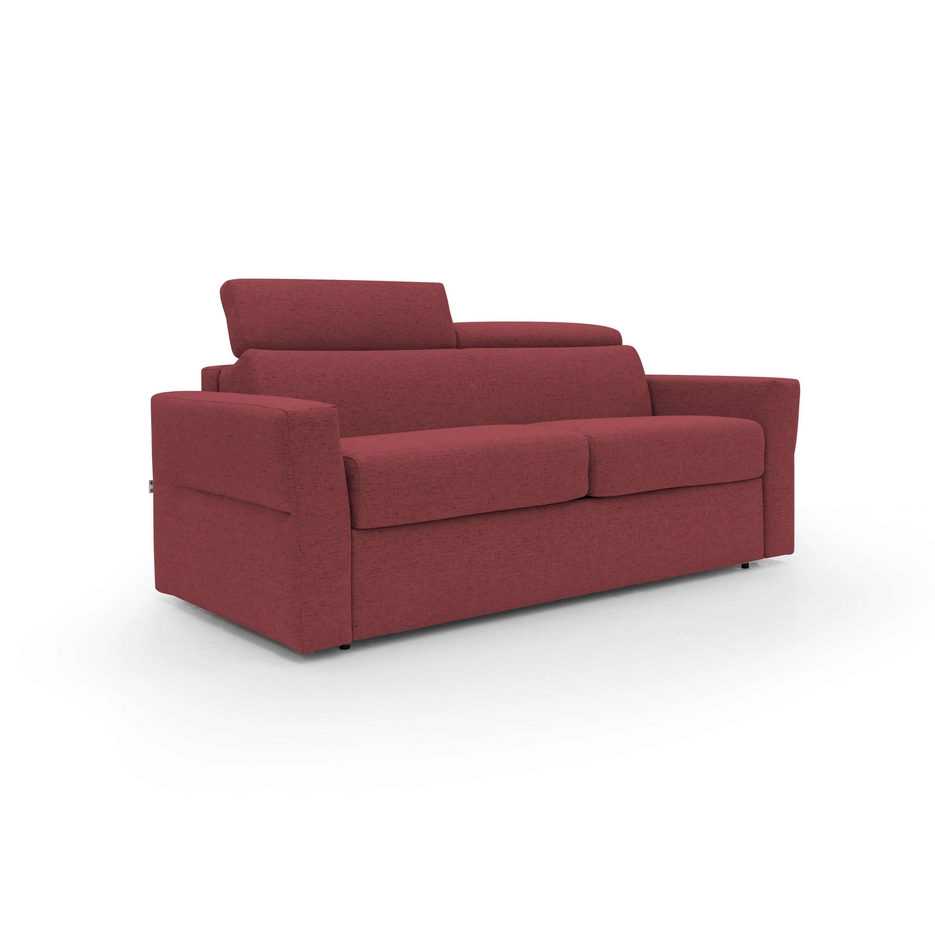 Avalon sofá cama con colchón de 18 cm de altura en tejido impermeable 200 cm (140x197 cm) taupe