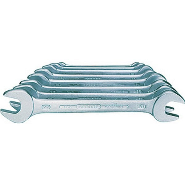 Set 8 Chiavi A Forchetta Doppie - Acciaio Cromo-Vanadio Con Supporto (6-22 Mm) - Foto 7