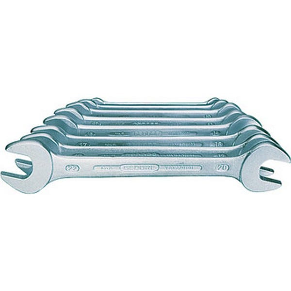 Set 8 Chiavi A Forchetta Doppie - Acciaio Cromo-Vanadio Con Supporto (6-22 Mm) - Foto 7