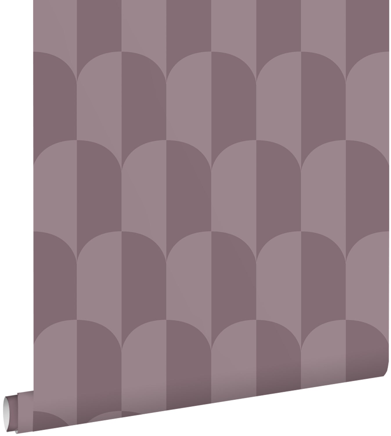 Tapeta motyw art déco fioletowym - 50 x 900 cm - ESTAHOME