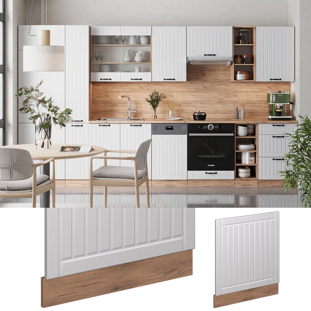 Vicco Panel przedni Fame-Line, Biały domek wiejski, 60 cm bez blatu - 3
