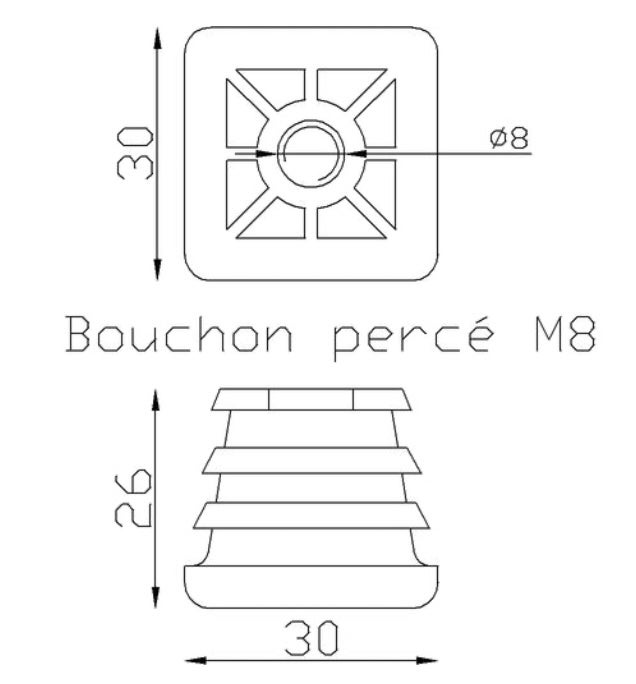 Lot De 15 Bouchons D’étanchéité Pour Tube De Calfeutrage – Conservation Optimale