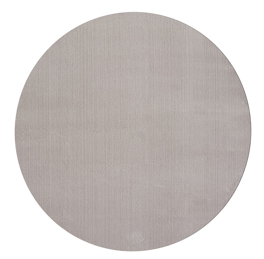 the carpet Relax tapis moelleux à poils courts, dessous antidérapant, lavable à 30 degrés, super soft, aspect fourrure, Sable, 160 cm - 3
